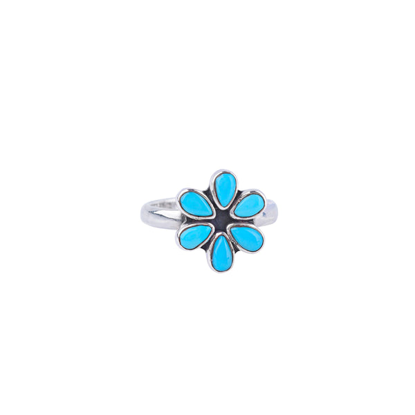peyote bird Nomad Turquoise Daisy Ring