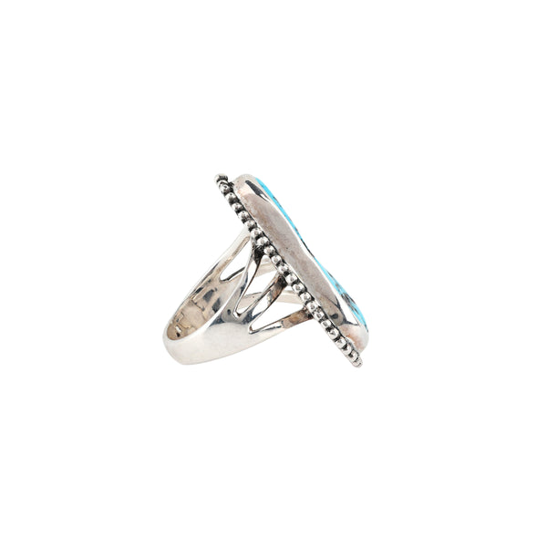 Peyote Bird Nomad Turquoise Frontier Ring (Size 9)