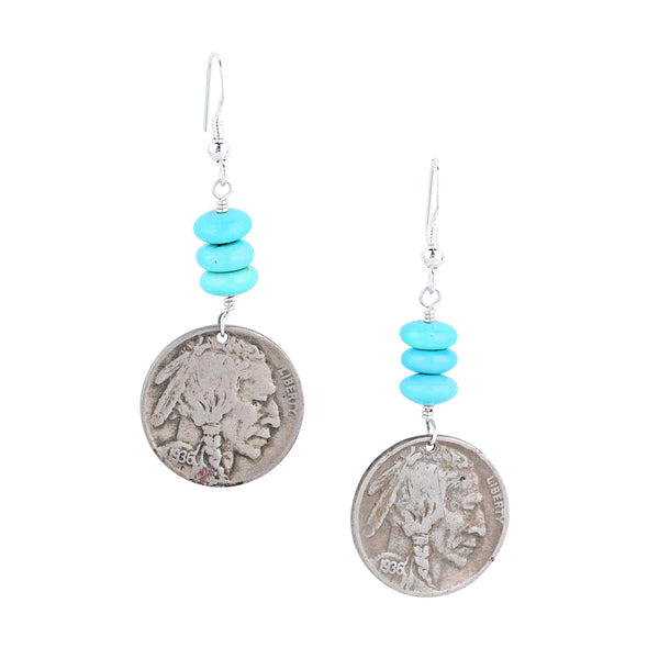 peyote bird Owen Lovato Liberty Earrings