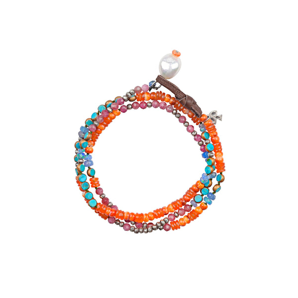 peyote bird Paloma Wrap Bracelet
