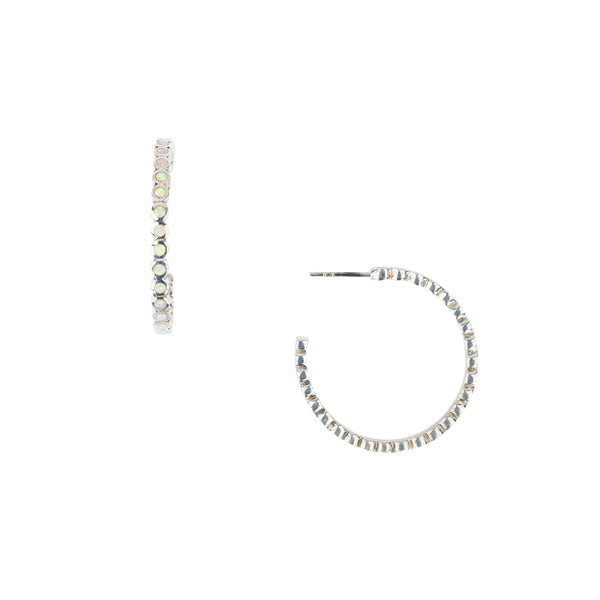 Peyote Bird Pathway Hoop Earrings