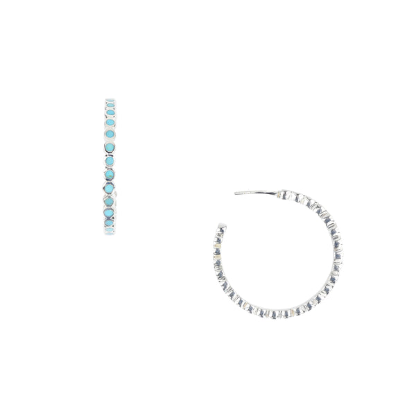 peyote bird Pathway Hoop Earrings