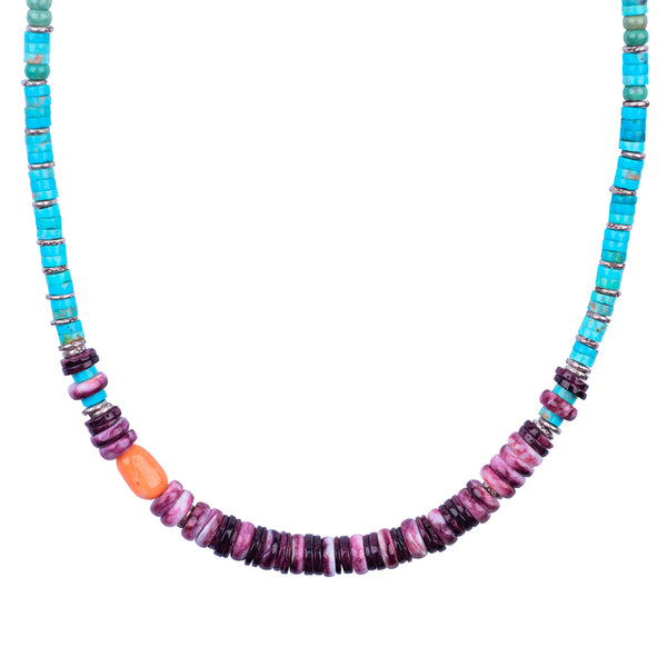 Peyote Bird Penstemon Necklace