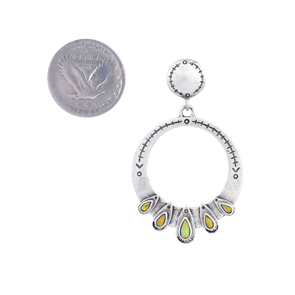Peyote Bird Piñon Earrings
