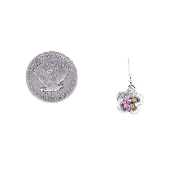 Peyote Bird Plumeria Earrings