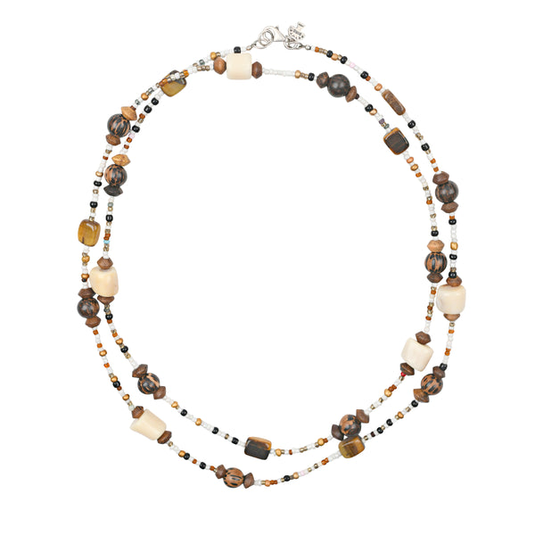 peyote bird Prairie Timber Necklace