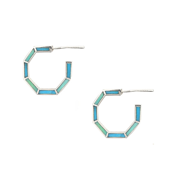 peyote bird Prism Hoop Earrings