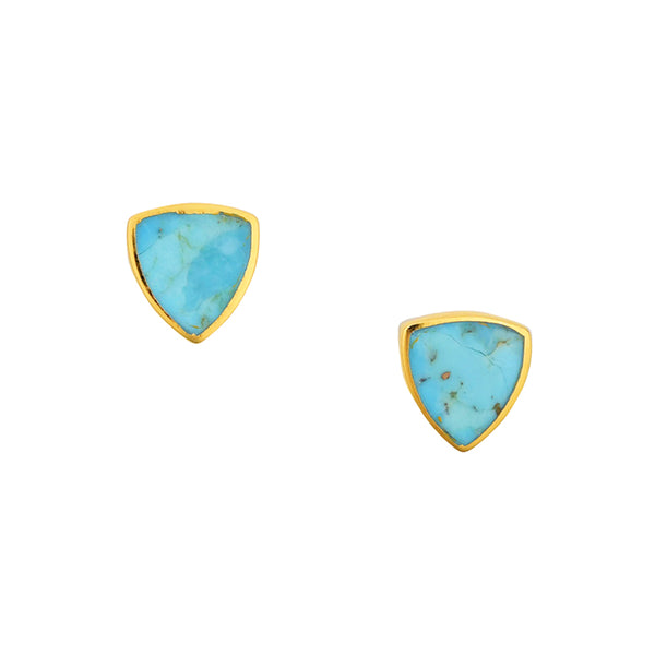 peyote bird Pyramid Post Earrings