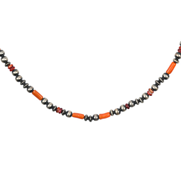 Peyote Bird Red Lantern Necklace