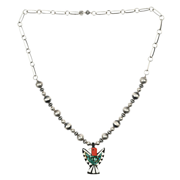 Peyote Bird Revival Battery Bird Chain Necklace