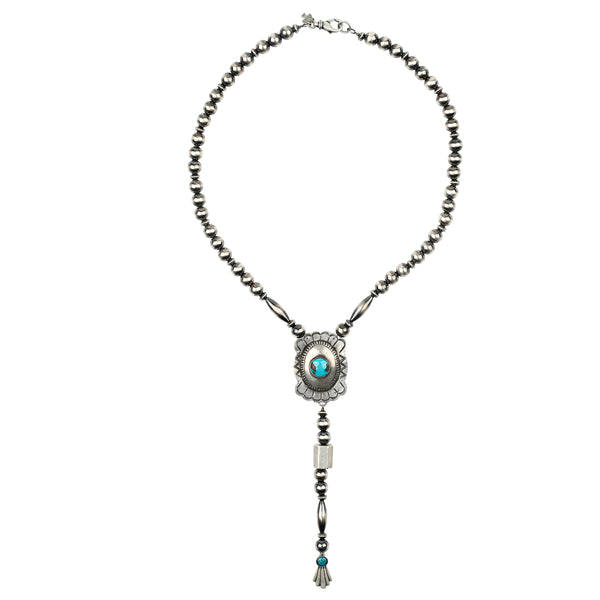 Peyote Bird Revival Blue Horizon Y-Neck Necklace