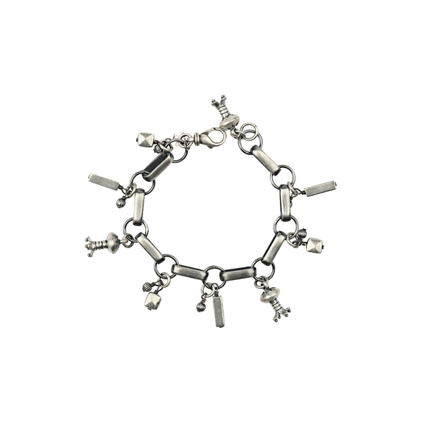 peyote bird Revival Fluted Blossom Charm Bracelet