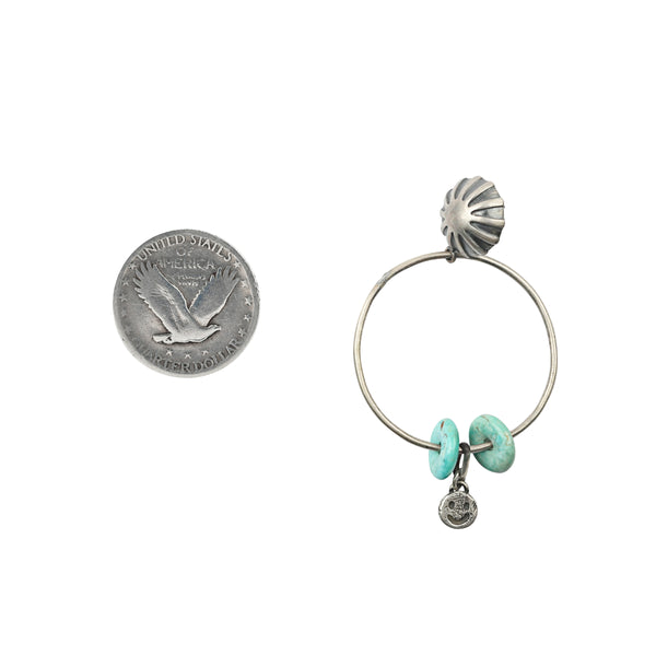Peyote Bird Revival Happy Trails Hoop Earrings