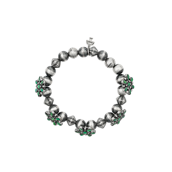 Peyote Bird Revival Moonflower Stretch Bracelet