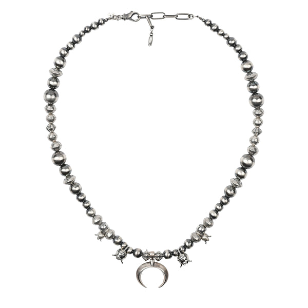 peyote bird Revival Silver Skies Necklace