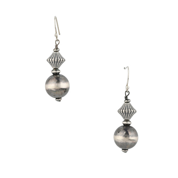 peyote bird Revival Silver Spurs Earrings