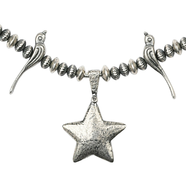 Peyote Bird Revival Star Guardian Necklace