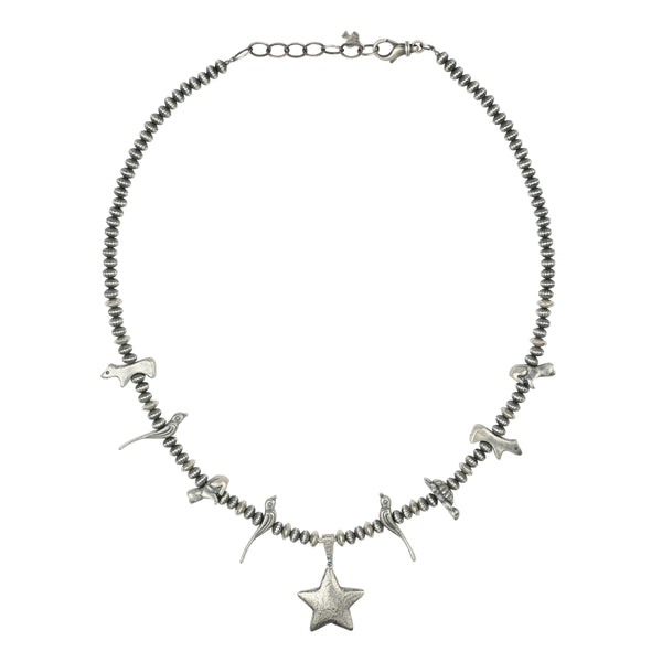 peyote bird Revival Star Guardian Necklace