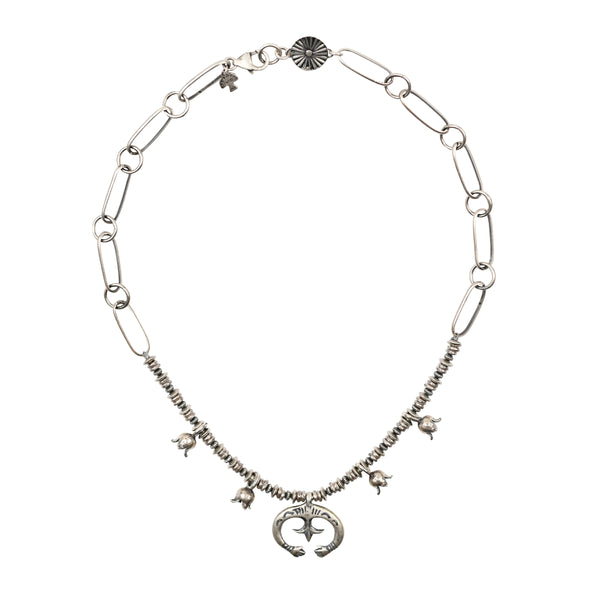 peyote bird Revival Sterling Embrace Necklace