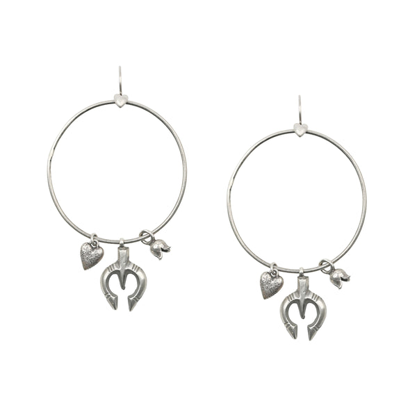 peyote bird Revival Trailblazer Hoop Earrings