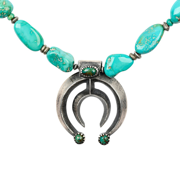 Peyote Bird Revival Turquoise Embrace Necklace