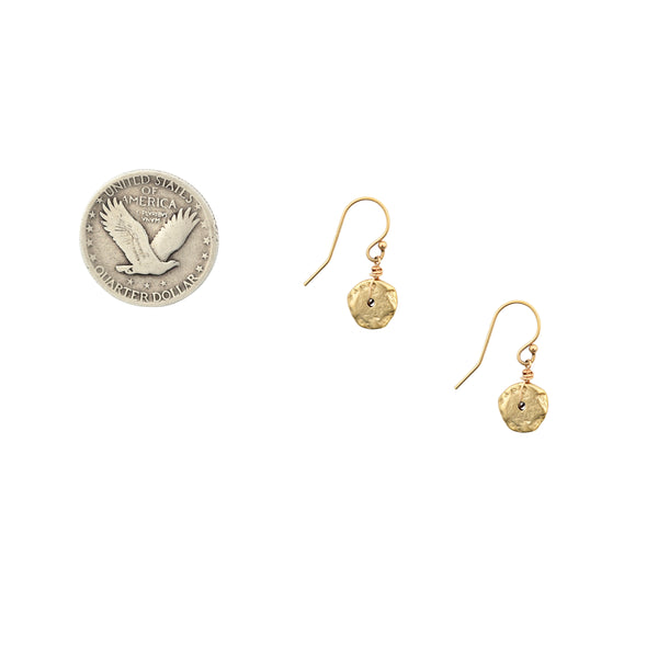 Peyote Bird Rough Disk Earrings