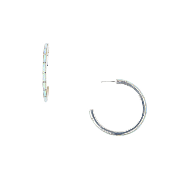 Peyote Bird Santa Fe Hoop Earrings