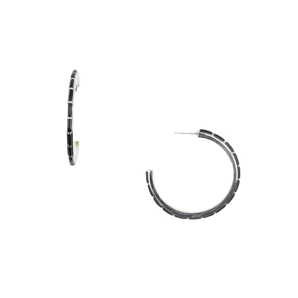 Peyote Bird Santa Fe Hoop Earrings