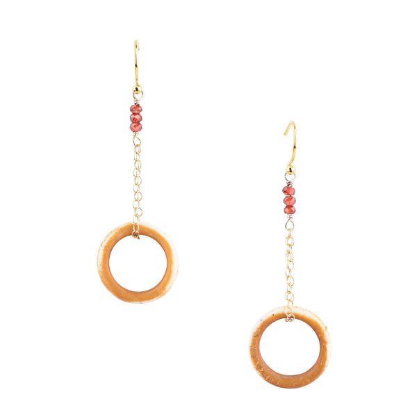 peyote bird Satellite Earrings