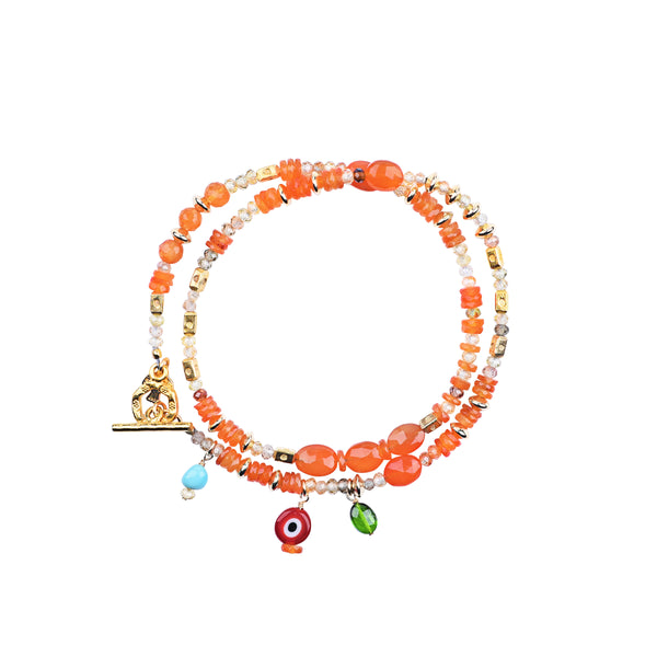 peyote bird Saturn Wrap Bracelet