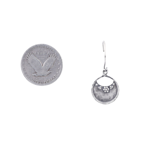 Peyote Bird Silver Bouquet Earrings