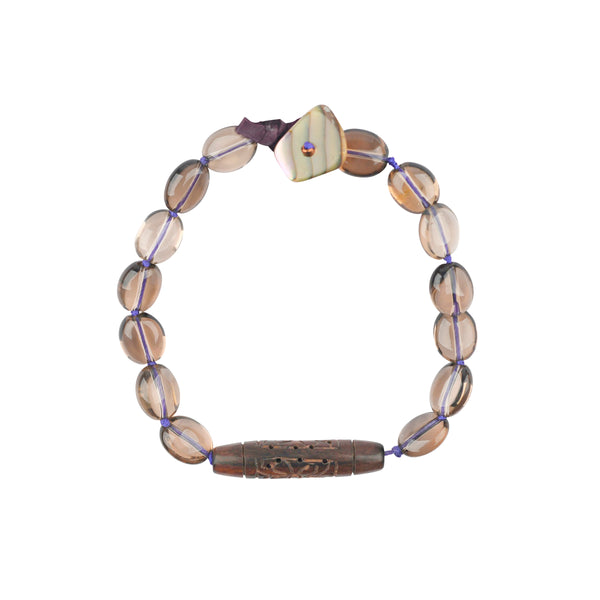 peyote bird Smoky Quartz Bracelet