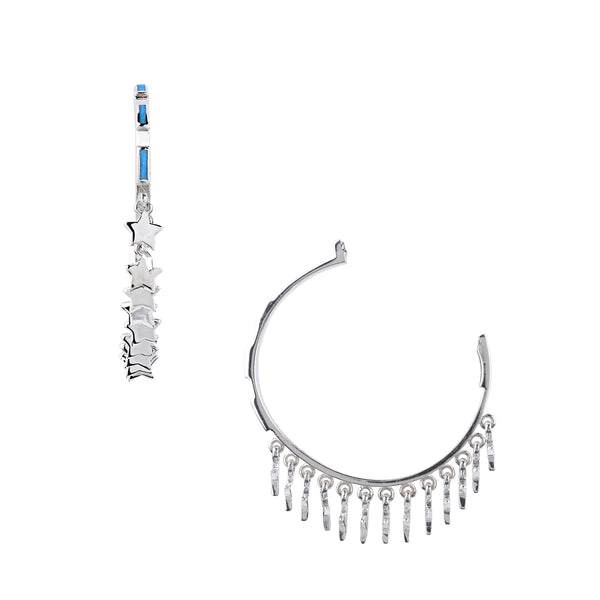 peyote bird Star Dancer Hoop Earrings