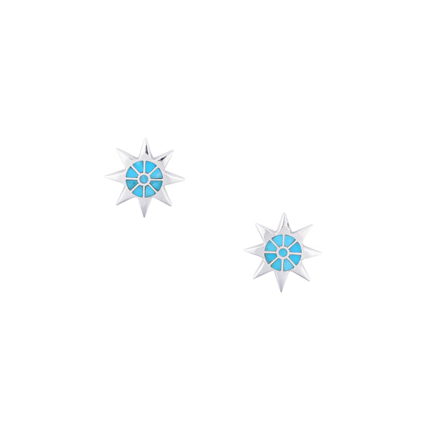 peyote bird Starburst Earrings