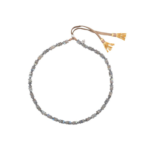 peyote bird Storm Cloud Hatband