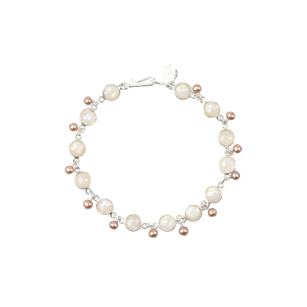 peyote bird Talisman Bracelet - Moonstone