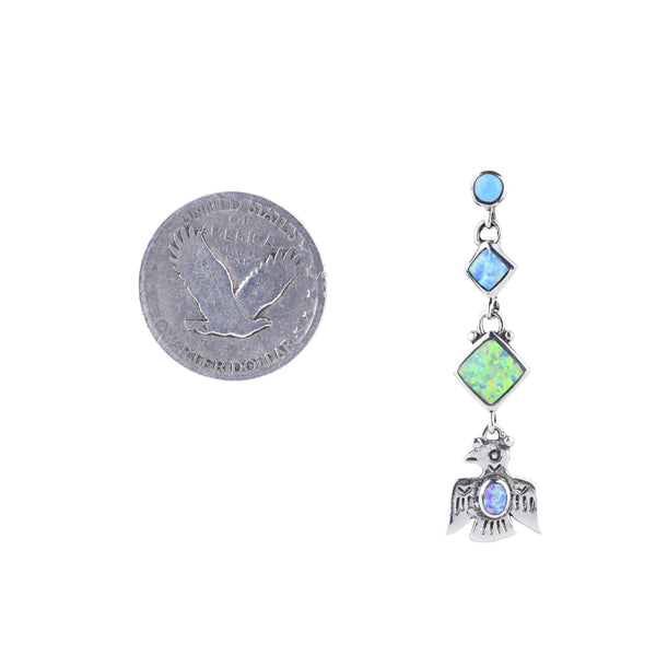 Peyote Bird Thunderbird Dangle Earrings