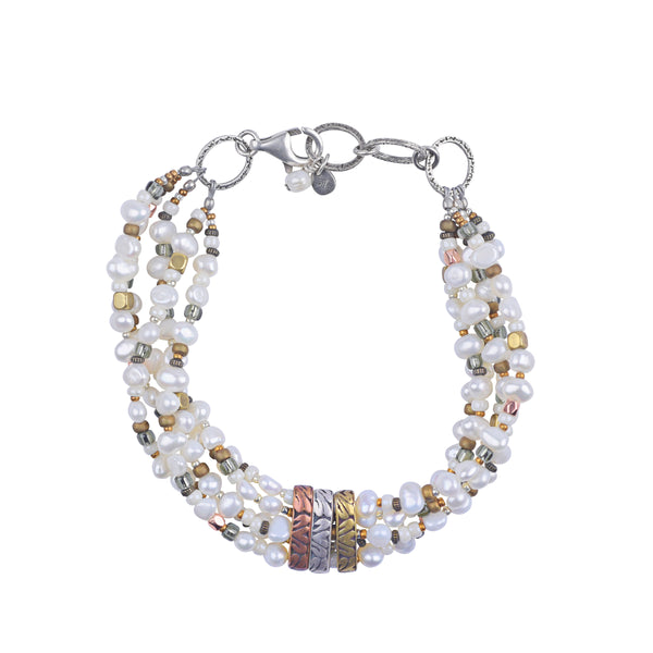 peyote bird Tri Metal Bracelet