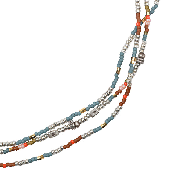 Peyote Bird Triple Playful Necklace