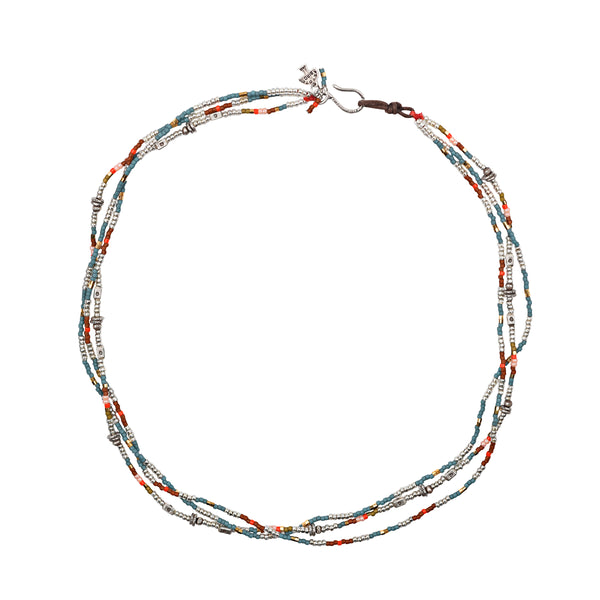 peyote bird Triple Playful Necklace