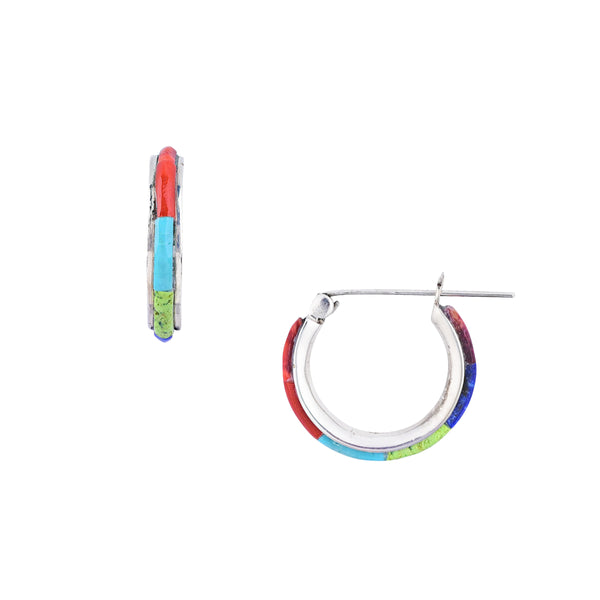 Peyote Bird Tucson Hoop Earrings