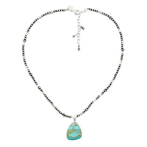 peyote bird Turquoise Pendant Necklace