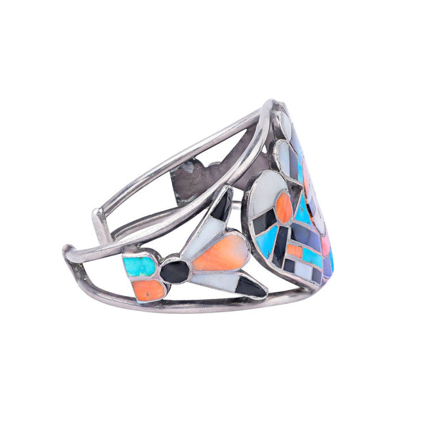 Peyote Bird Vintage 1940's Zuni Cuff
