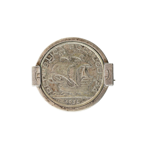 peyote bird Vintage Coin Toss Pin