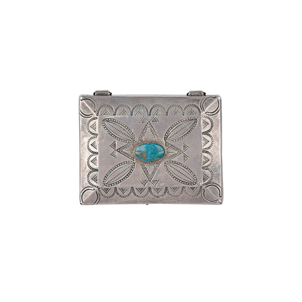 Peyote Bird Vintage Decorative Silver Box