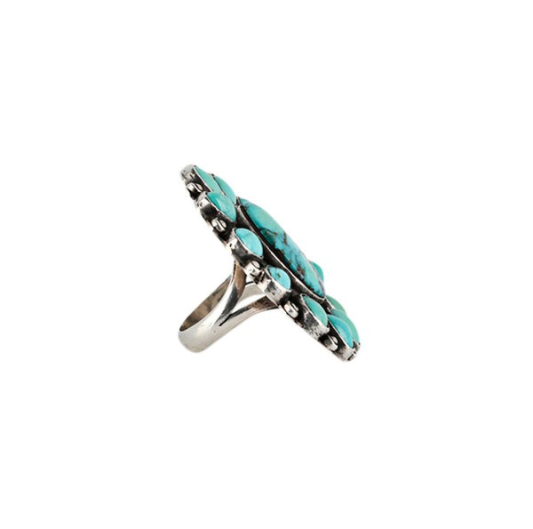 Peyote Bird Vintage Navajo Arrangement Ring | Size 7