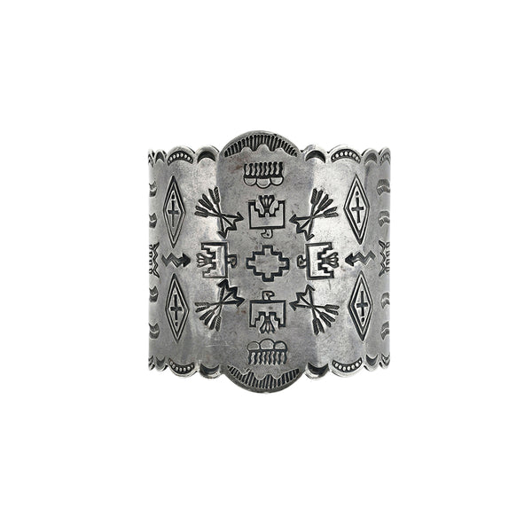 peyote bird Vintage Navajo Tempest Cuff