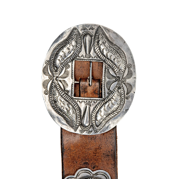 Peyote Bird Vintage Repoussé Concho Belt
