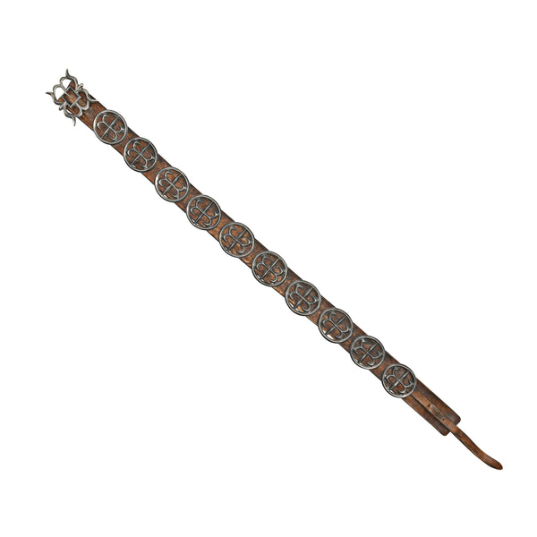 peyote bird Vintage Sand Cast Concho Belt