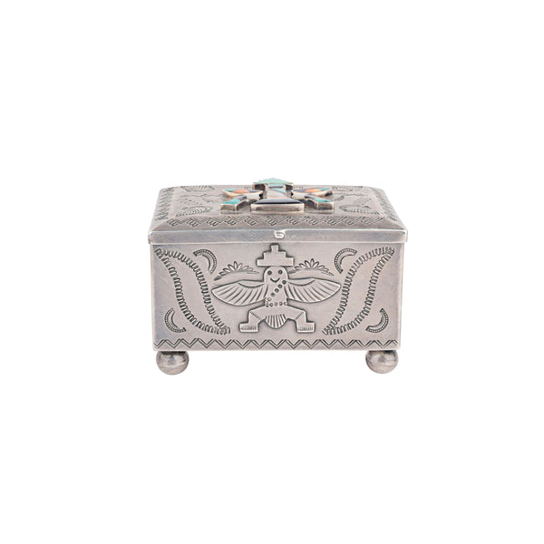 Peyote Bird Vintage Zuni Inlay Box